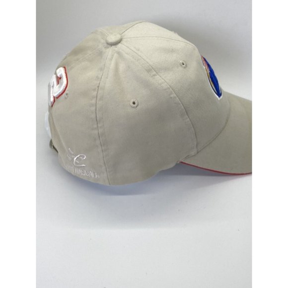 Rusty Wallace 2 Miller Lite Nascar Baseball Hat Cap Strapback Tan Beige Khaki - Picture 10 of 14